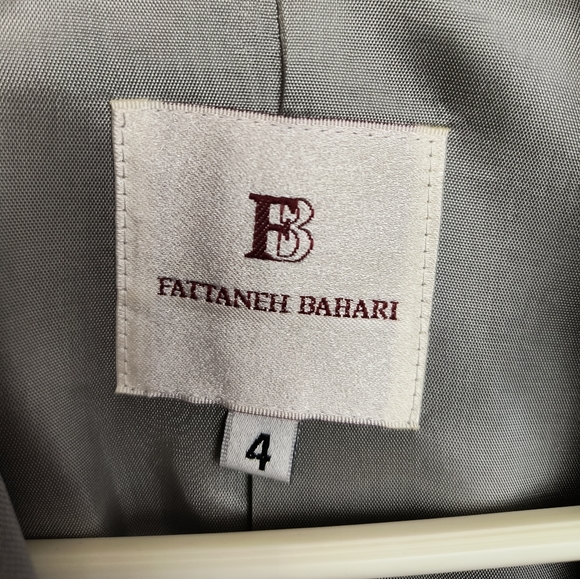 Elegant Gray Women's Blazer Coat Size 4 Vintage Y2K - Picture 12 of 16